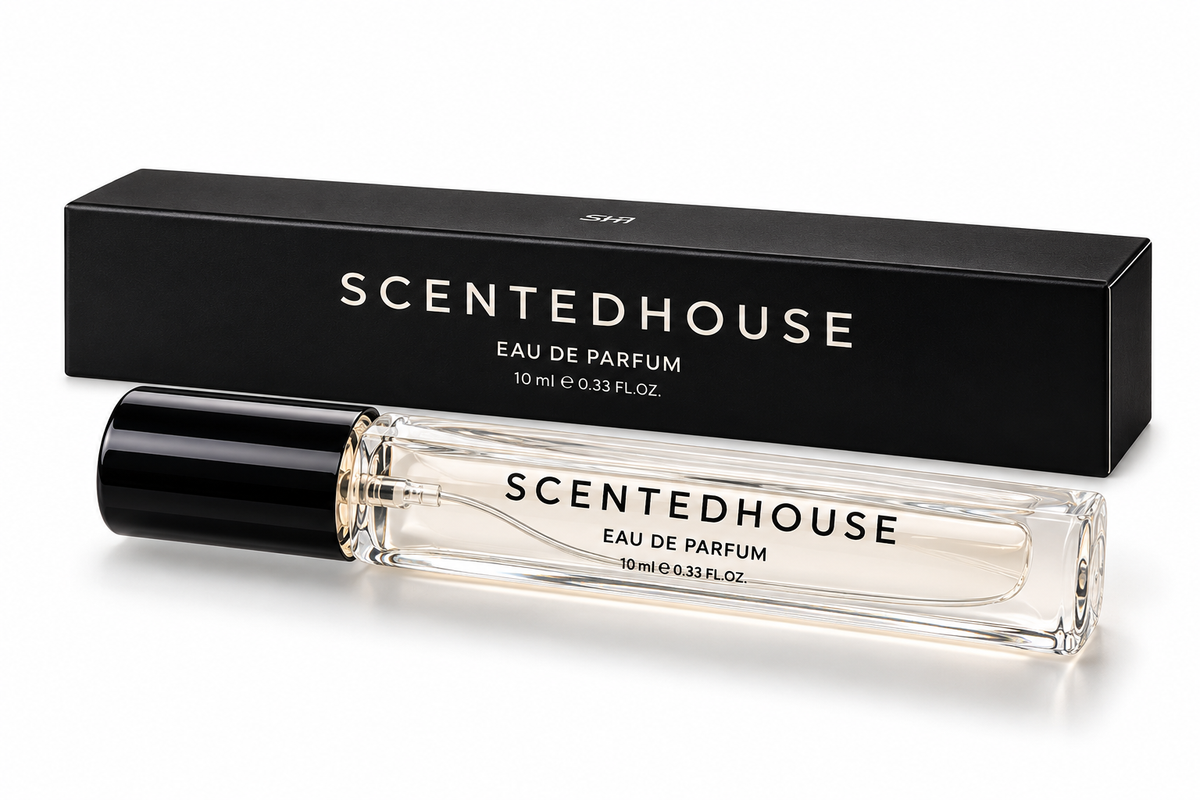 ScentedHouse 10ml Eau de Parfum with its black box