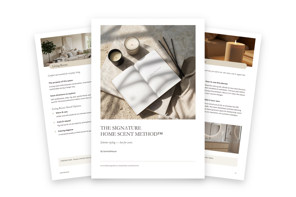 ScentedHouse Scent Planner pages